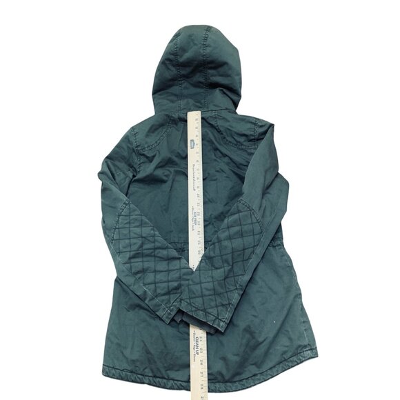 Prince & Fox Womens Green Quilted Hooded Utility Jacket M - Picture 10 of 13